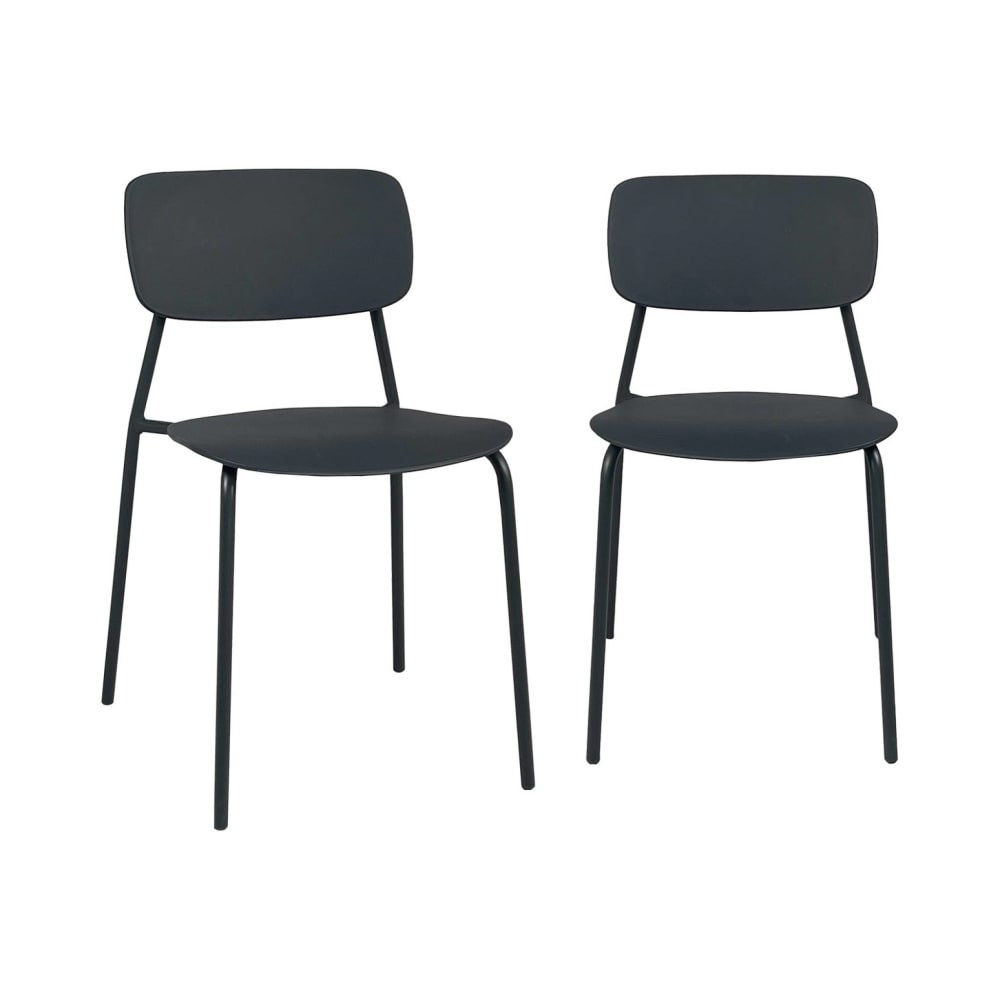 Lot 2 chaises jardin
