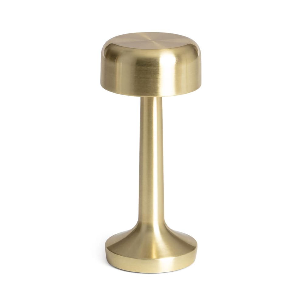 sweeek LED Tischleuchte für drinnen goldfarben Ø9cm style modern - Metall