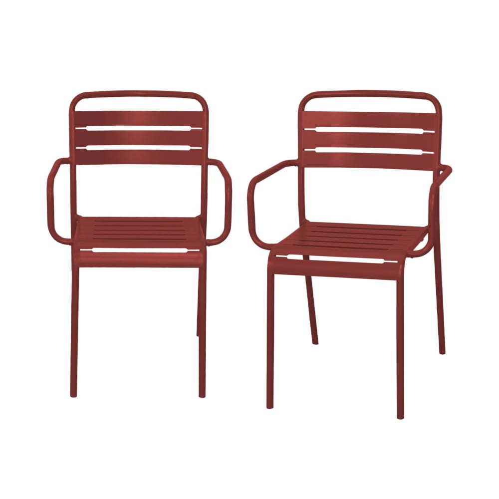 Lot 2 fauteuils - terre