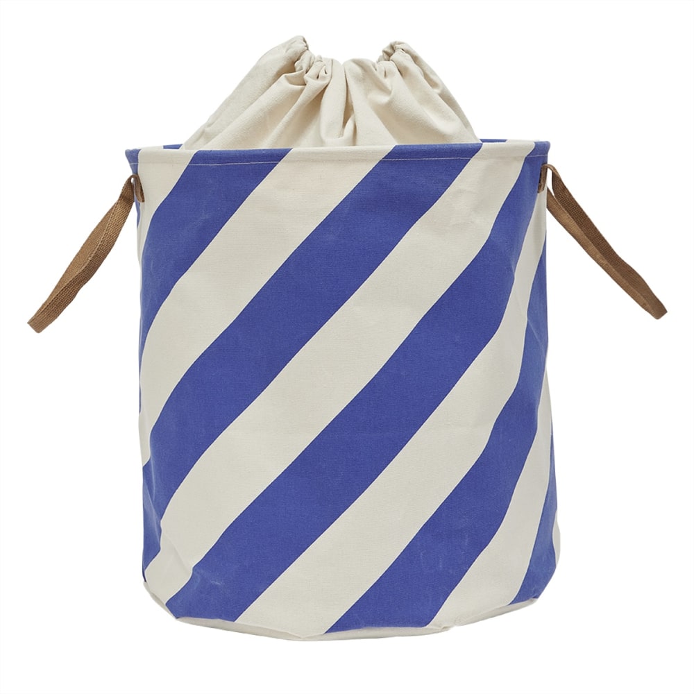 Corbeille à linge en polyester Ø52xH54cm Corbeille à linge en polyester Ø52xH54cm