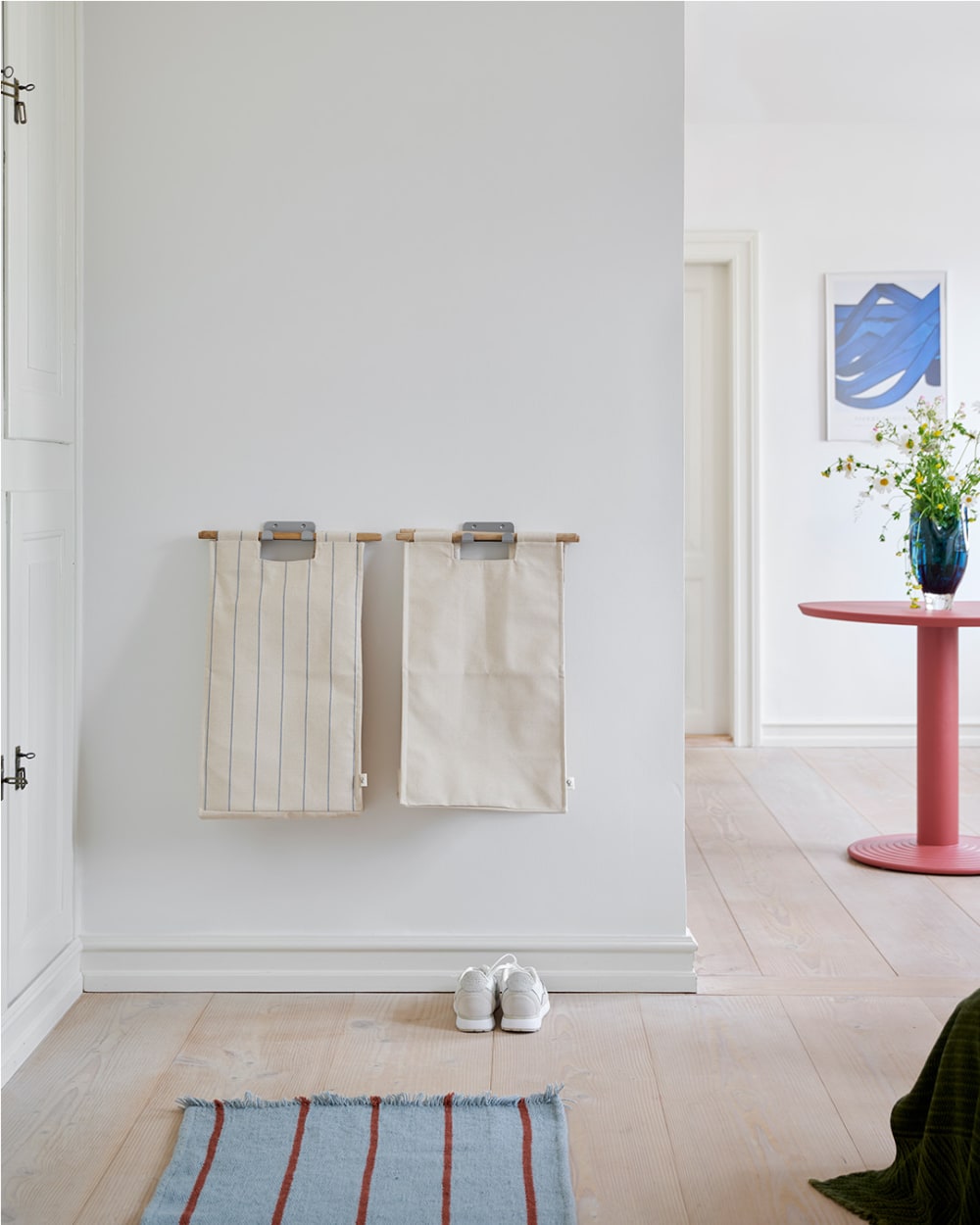 Panier de rangement en coton H57x24.5x35