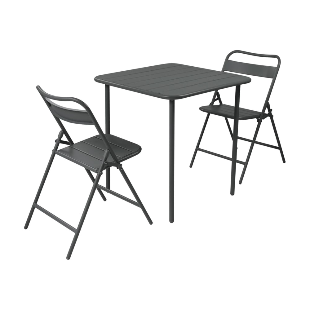 Table de jardin métal - assises