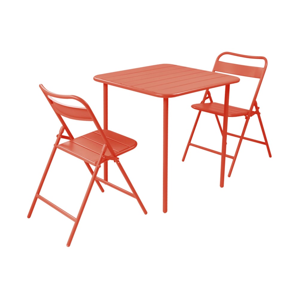 Table de jardin métal - assises