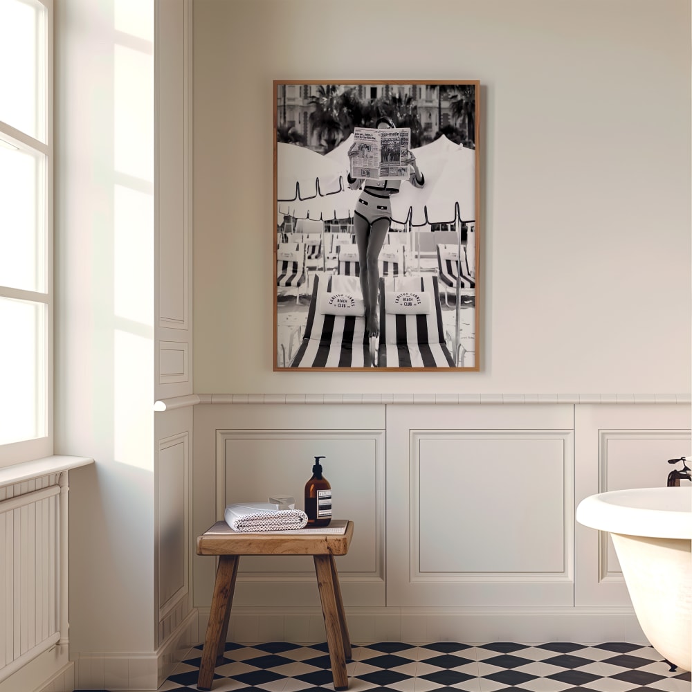 Poster vintage-strand, 50x70 cm - Maisons Du Monde