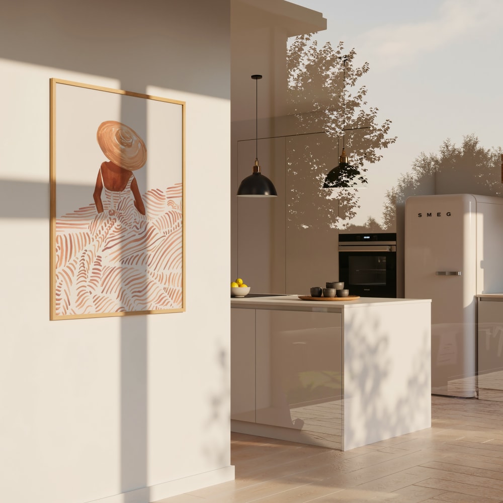 Poster linienkleid, 50x70 cm - Maisons Du Monde