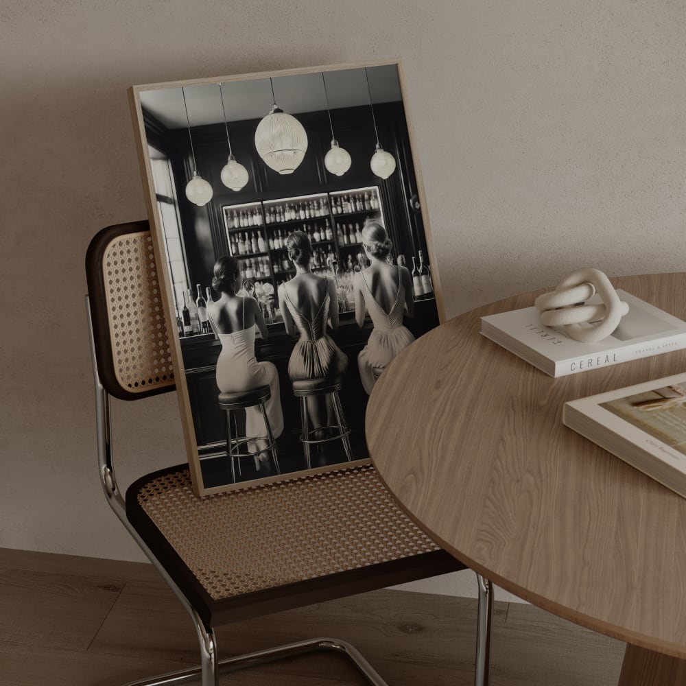 Poster freunde, 50x70 cm - Maisons Du Monde