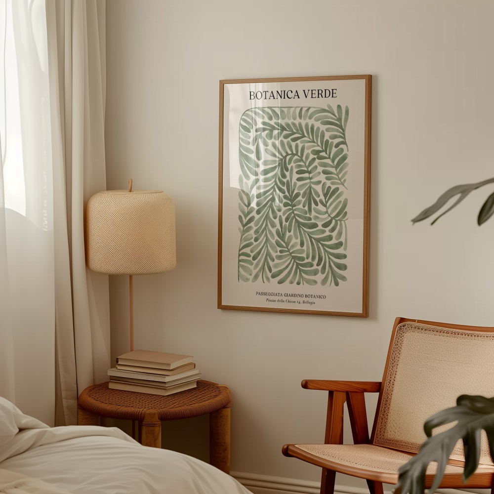 Poster grüne botanik, 30x40 cm - Maisons Du Monde