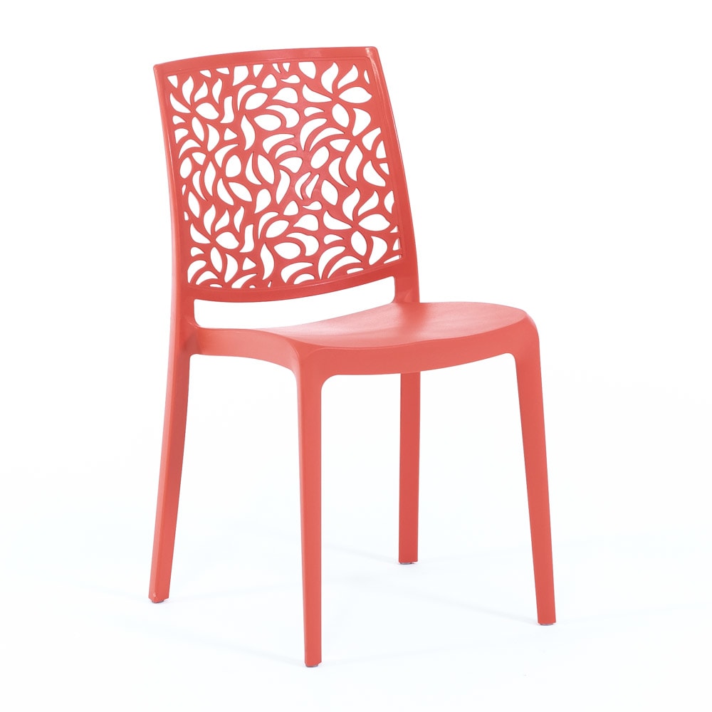 Lot de 6 chaises empilables en