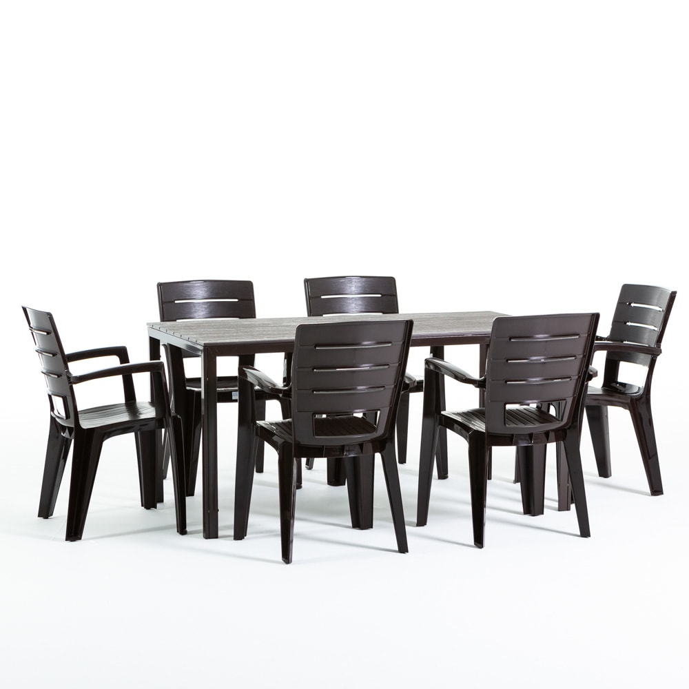 Ensemble table rectangulaire