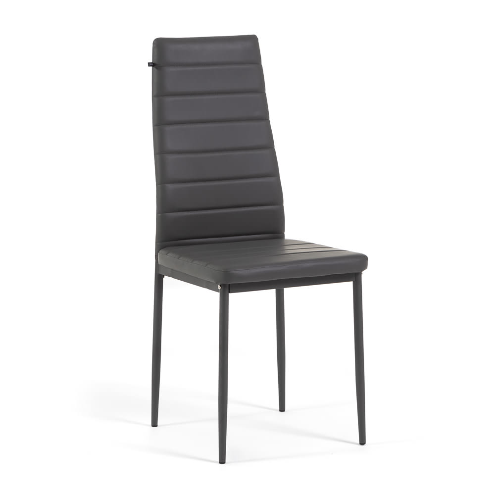 Lot de 2 chaises en similicuir