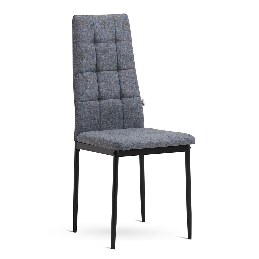 Lot de 2 chaises en tissu
