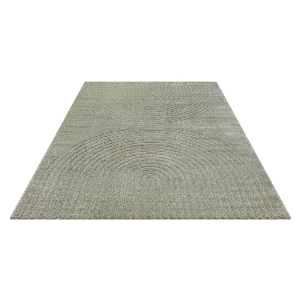 Tapis moderne salon scandinave, Vert, 160 x 220 cm — vue 4