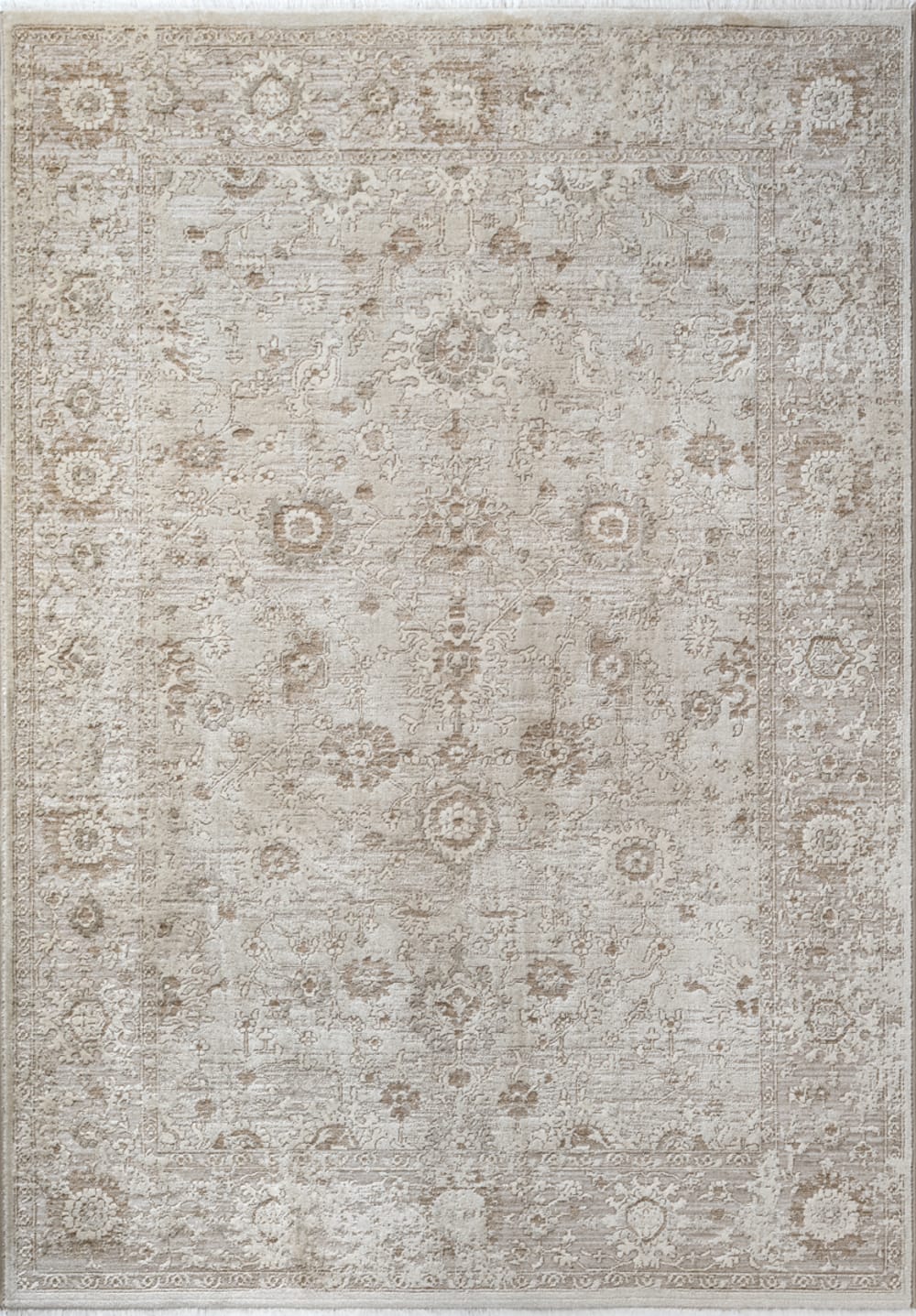 Tapis Salon Design Vintage, Beige, 160 x 230 cm