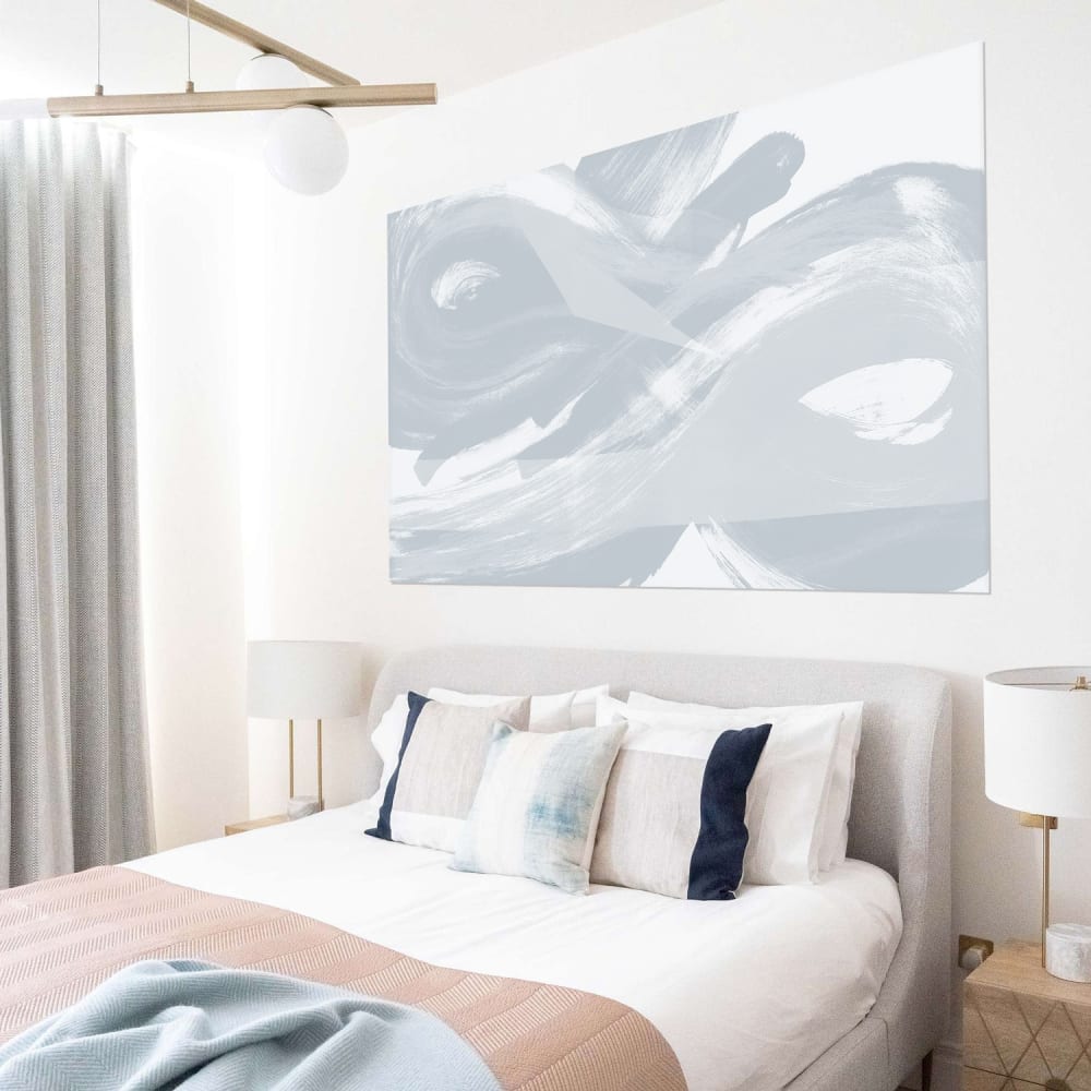 Tableau infini bleu ciel en toile imprimée, 120x80 cm