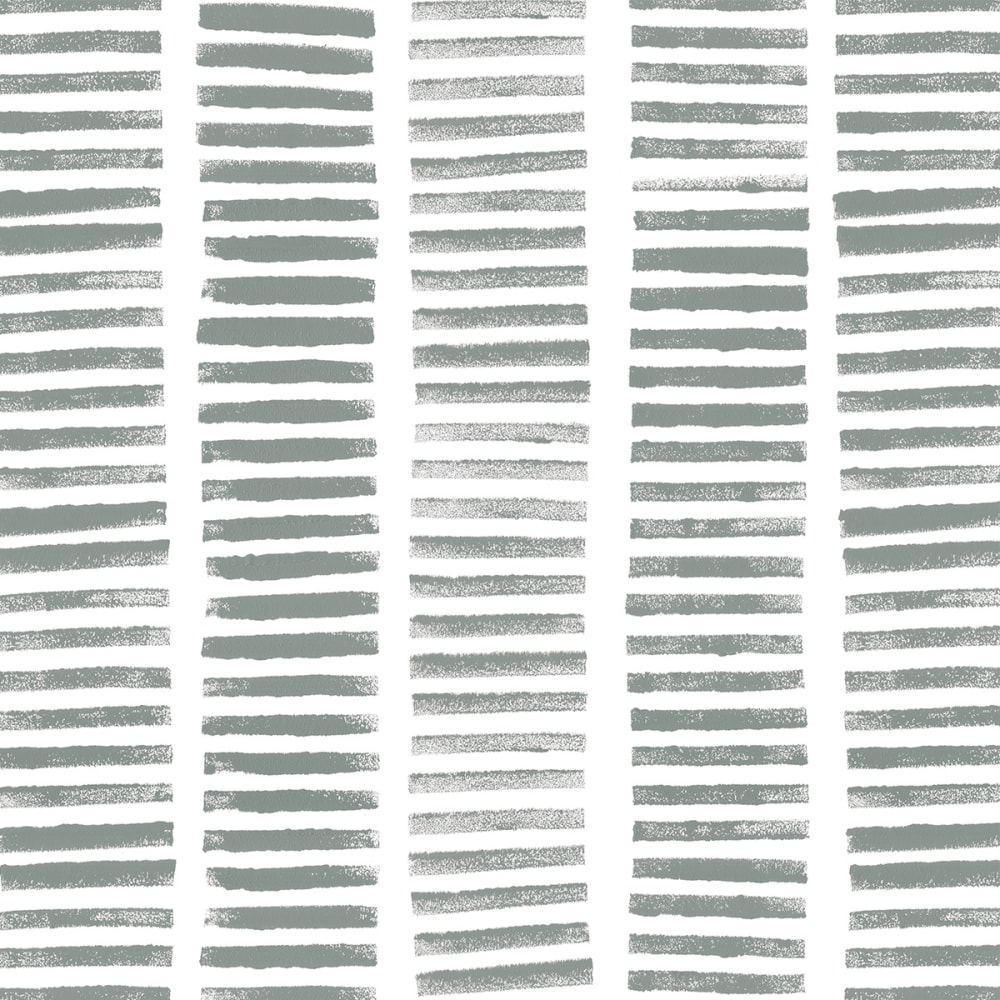 Tableau rondin vert en toile imprimée, 80x80 cm