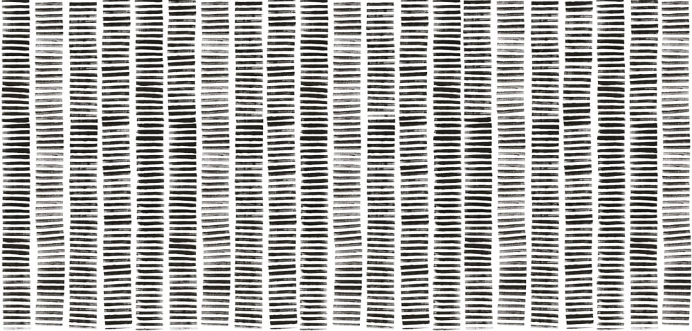 Papier peint panoramique Rondin, Noir 225 x 250cm