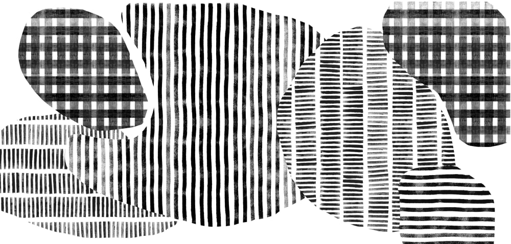 Papier peint canopée, noir 225 x 250cm — vue 3