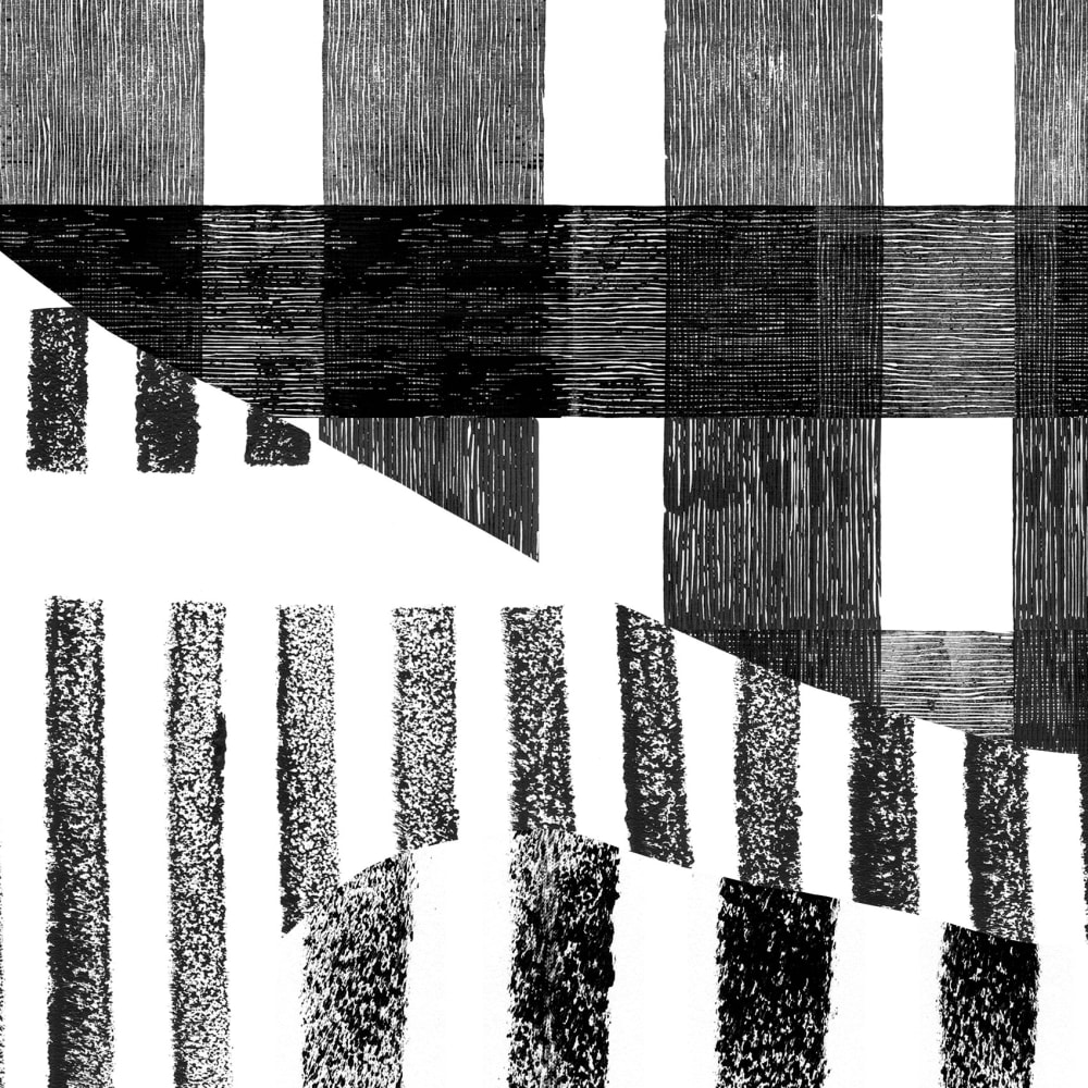 Papier peint canopée, noir 225 x 250cm — vue 4