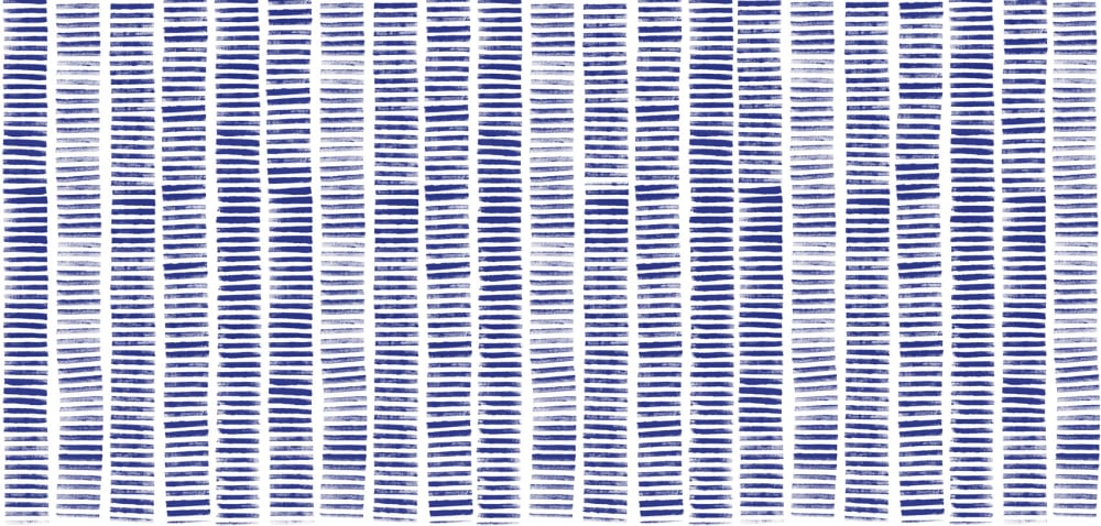 Papier peint rondin, bleu 525 x 250cm — vue 3