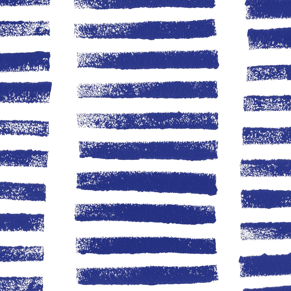 Papier peint rondin, bleu 150 x 250cm — vue 4