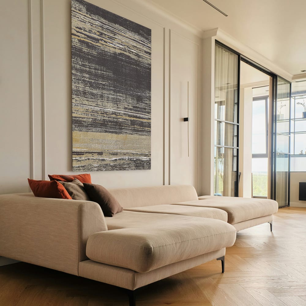 Tableau bark en toile imprimée, 120x80 cm