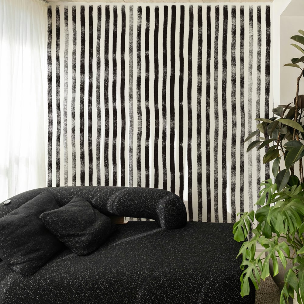 Papier peint  forêt, - noir