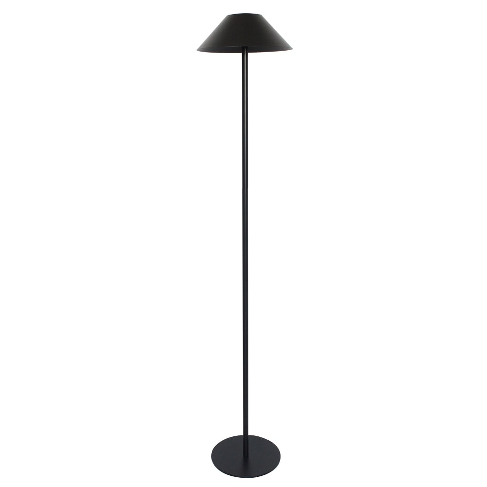 Lampadaire solaire Acier Noir h150cm