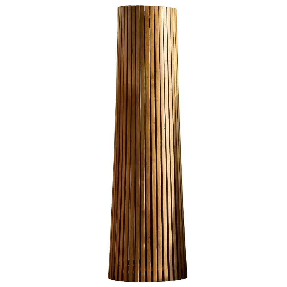 Lampadaire solaire Bois Bois h120cm