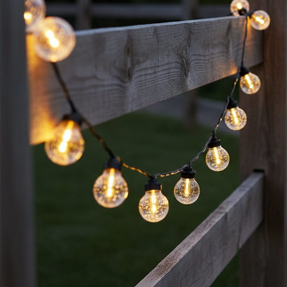 LUMISKY Solar-Lichterketten Transparent 20m style modern Transparent Pvc - Polyvinlychlorid