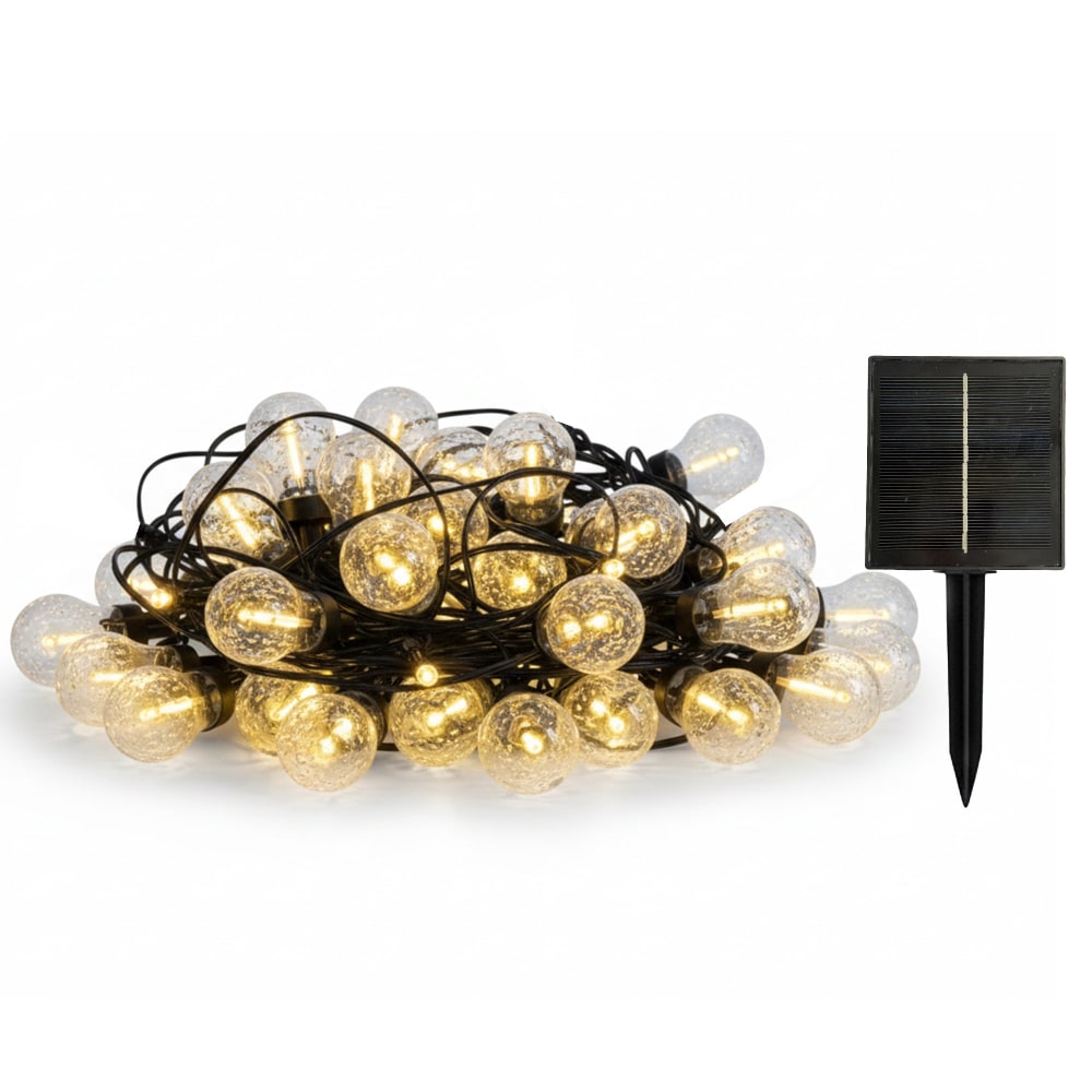 Solar-Lichterketten Transparent 20m - Maisons Du Monde