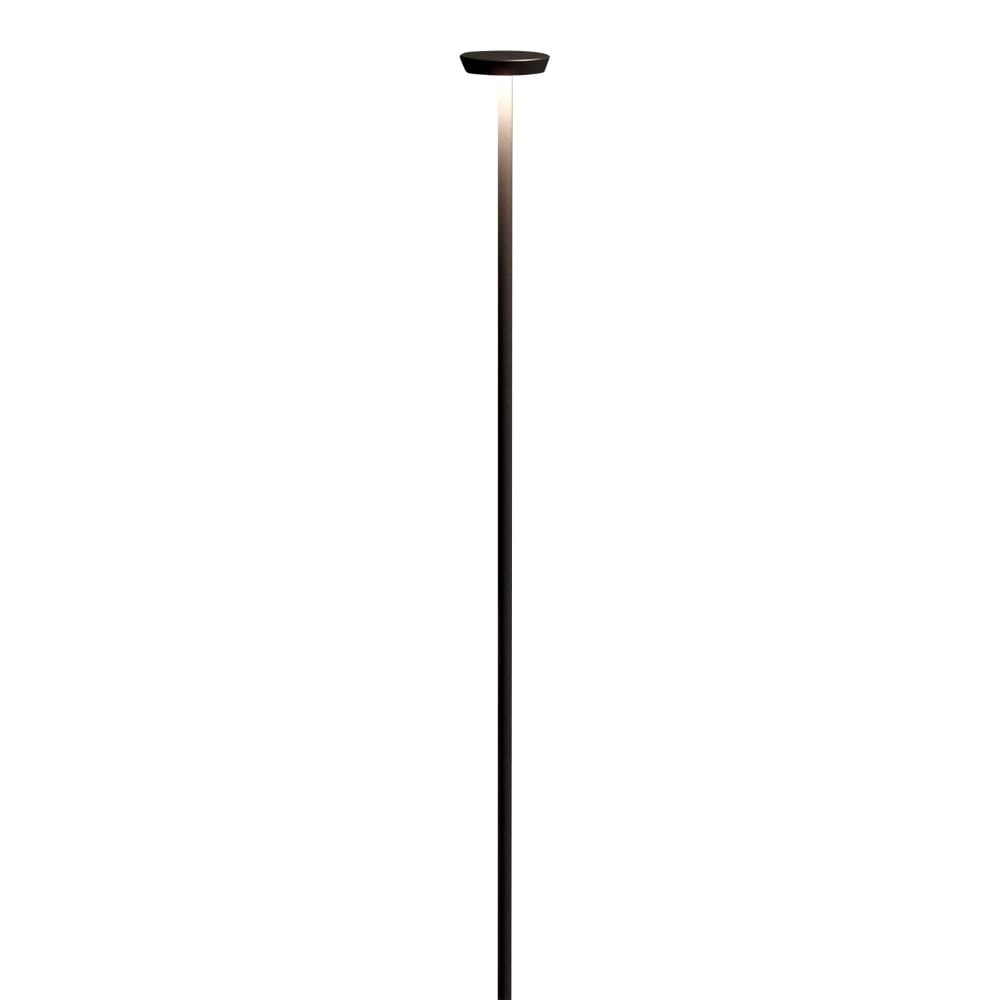 Lampadaire borne solaire Aluminium Noir h148cm
