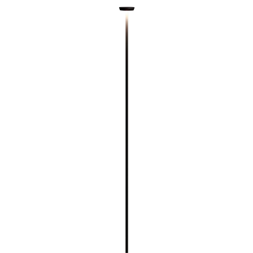 Lampadaire borne solaire Aluminium Noir h66cm