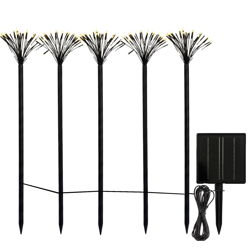 Set mit 5 Solarspitzen Schwarz 5m - Maisons Du Monde