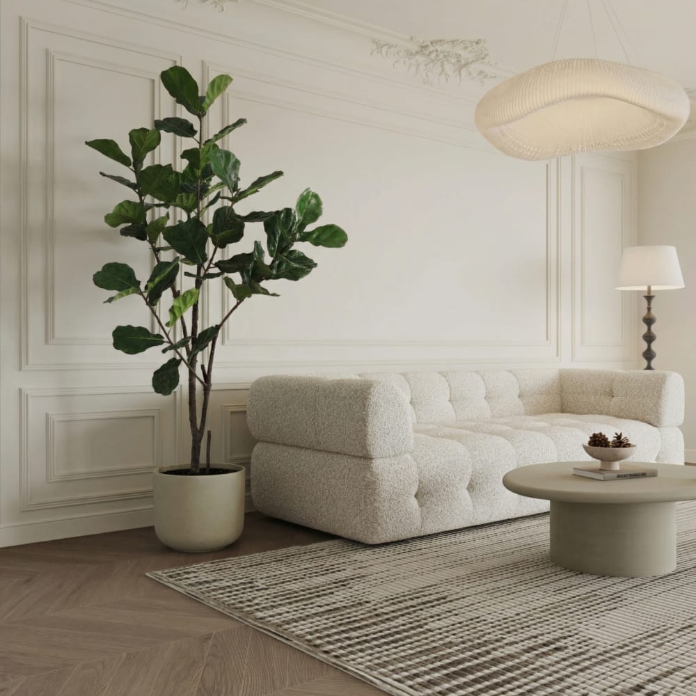 Ficus en pot artificiel vert H210