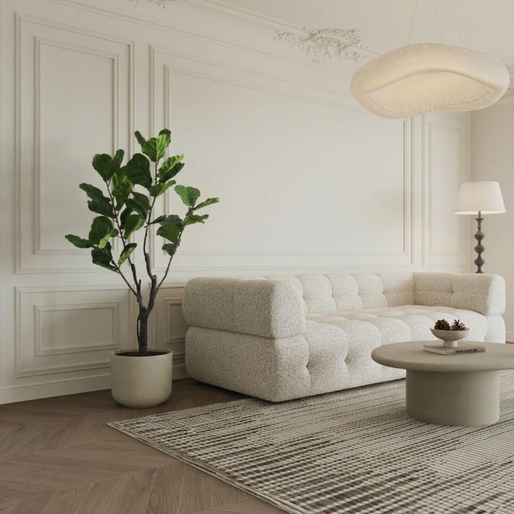 Ficus en pot artificiel vert H150