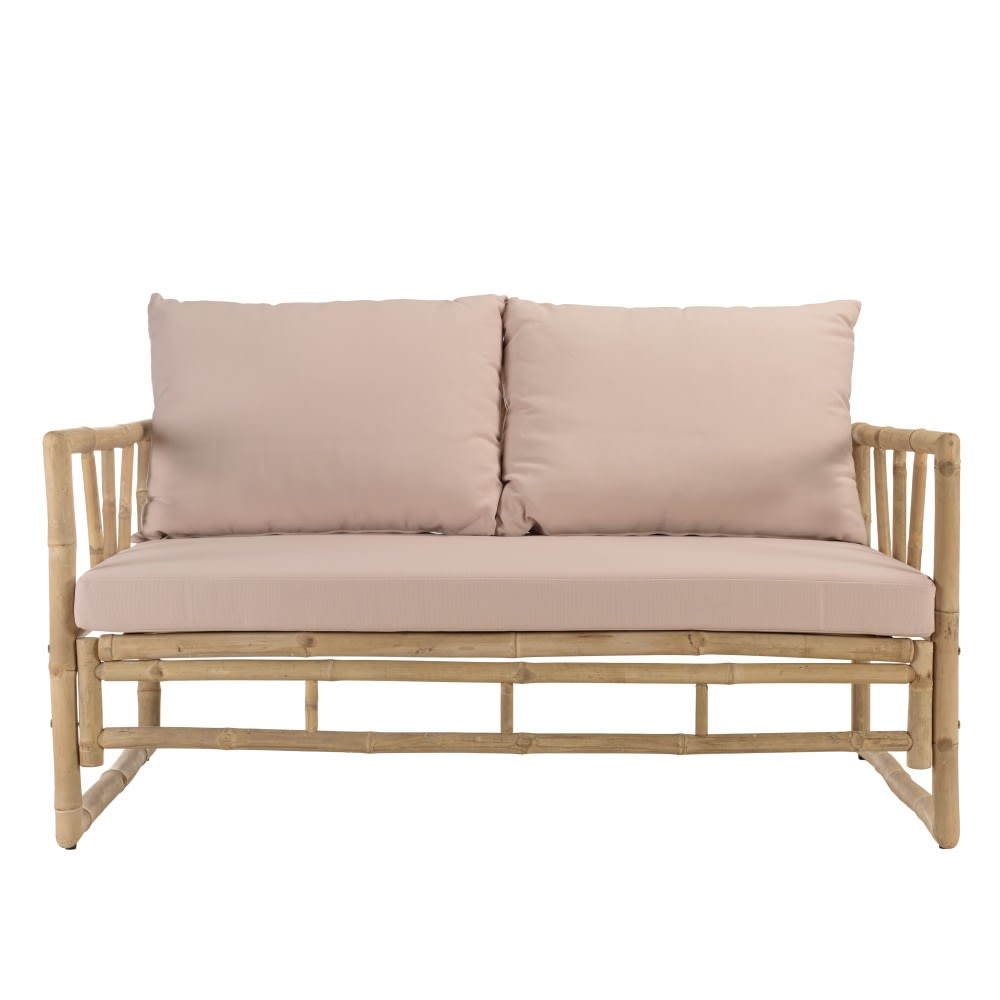 2-Sitzer-Sofa, 2 Sessel, 1 Couchtisch - Maisons Du Monde