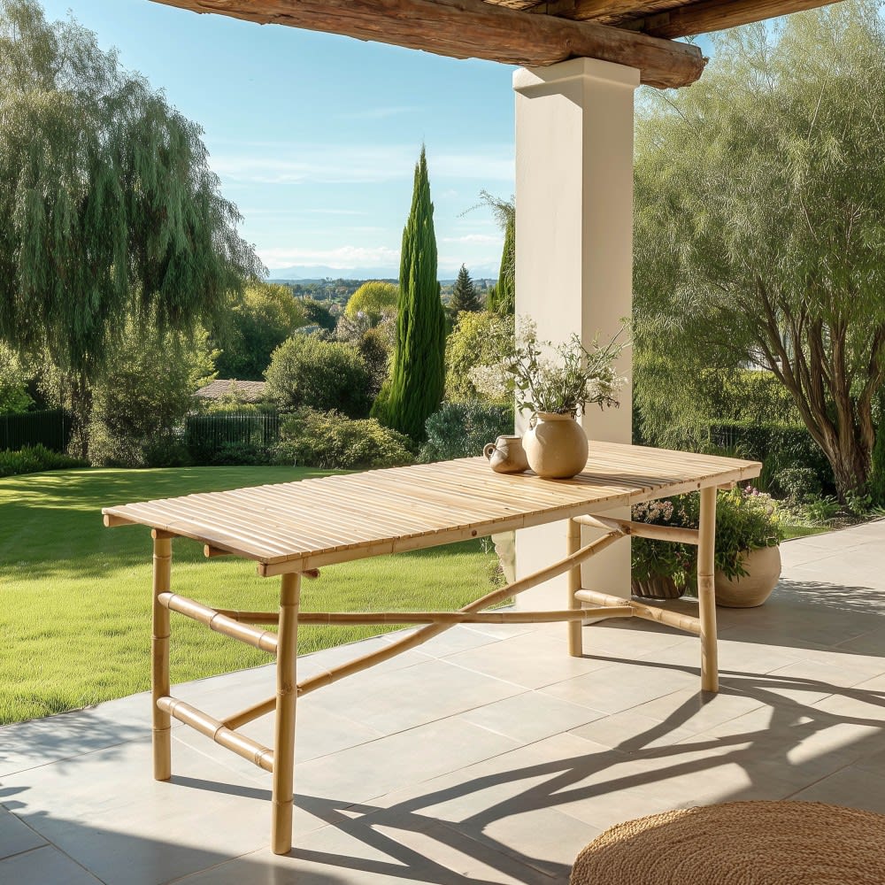 Esstisch aus Bambus 160 x 80 cm - Maisons Du Monde