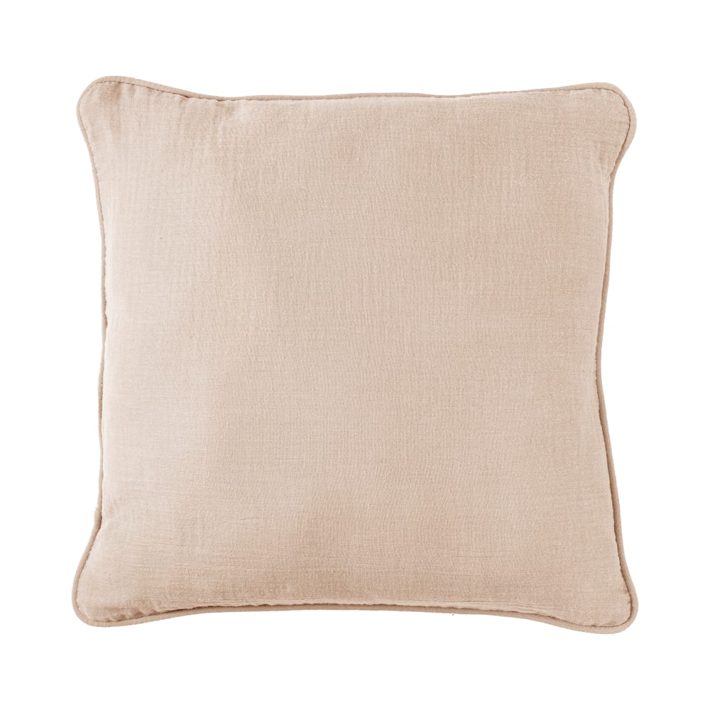 Coussin gaze de coton 45 x 45 cm naturel