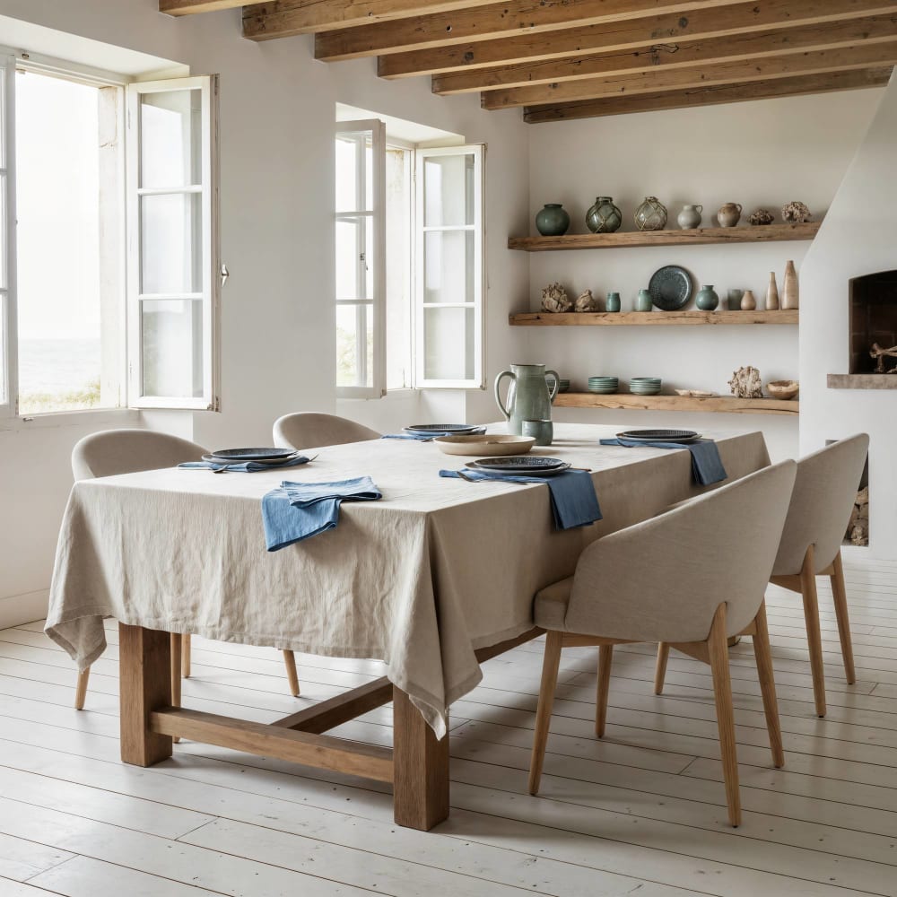 nappe 52% lin 48% coton
