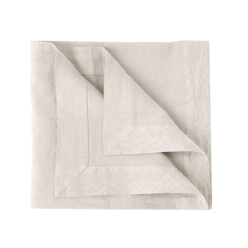 Nappe 52% lin 48% coton 160 x 250 cm galuchat - Maisons du Monde