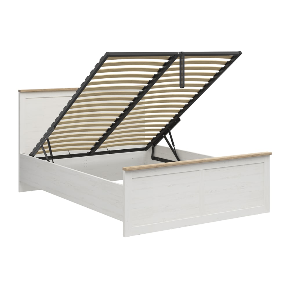 Lit coffre 160x200 sommier - inclus