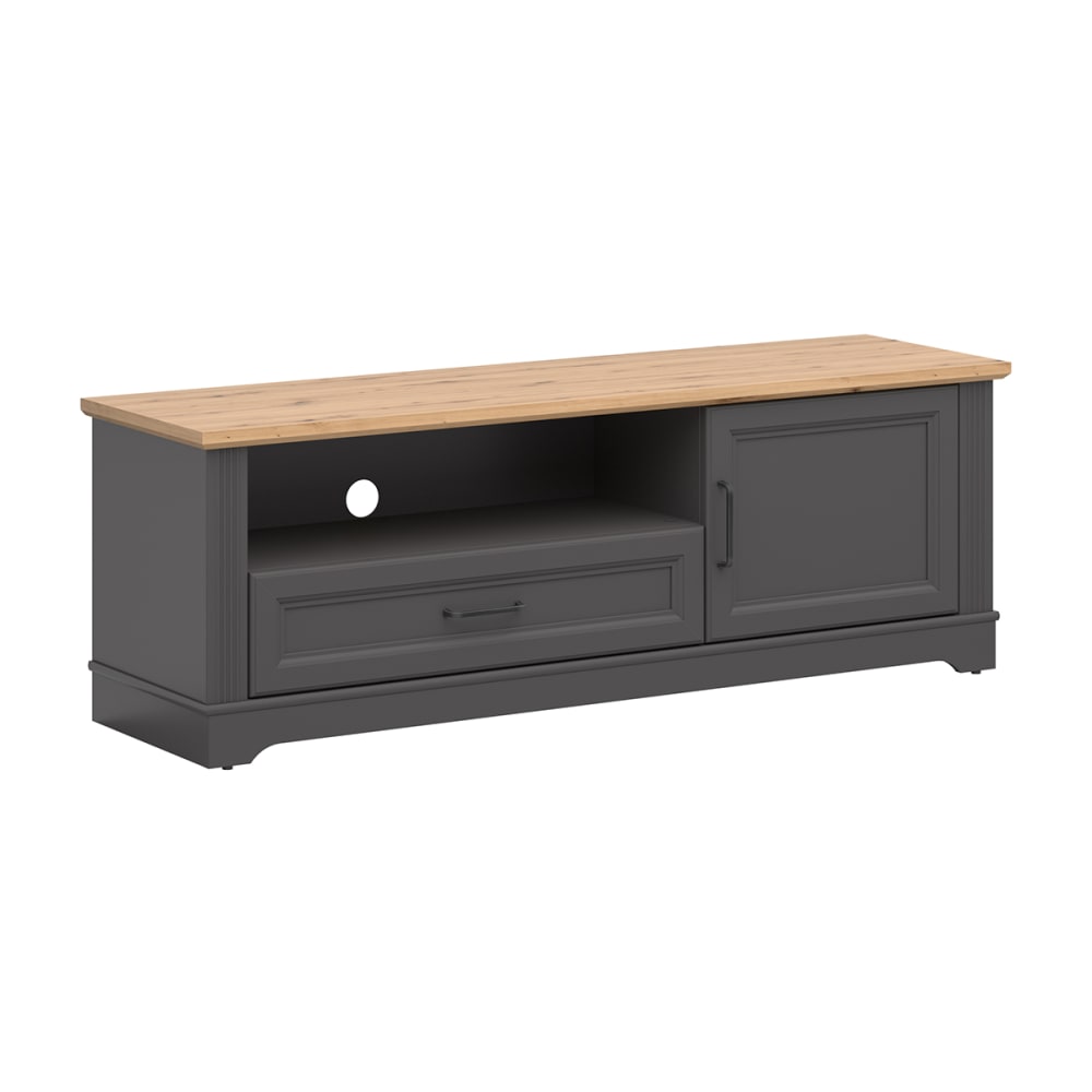 Meuble TV 1 porte 1 tiroir 1 stratifiés gris