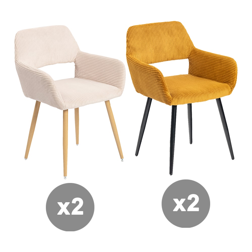 Lot 4 chaises salle - manger