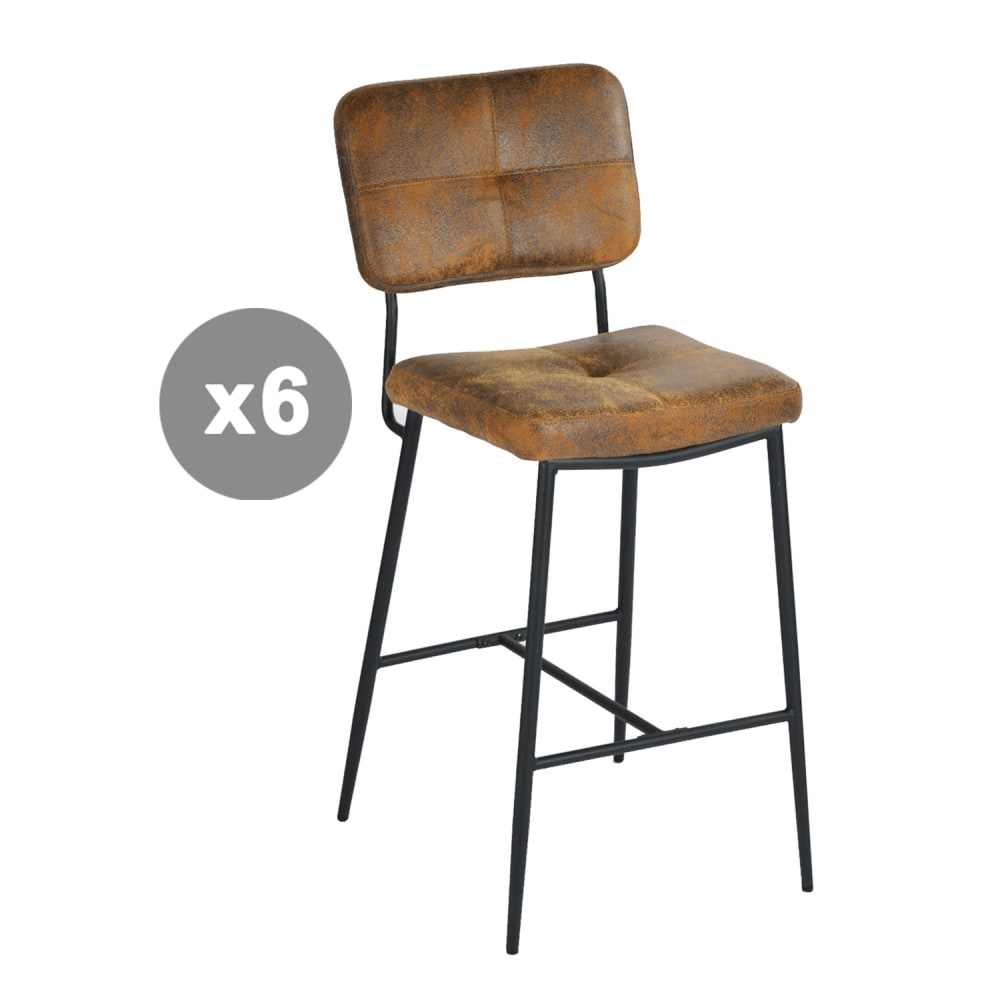Lot 6 tabourets - style