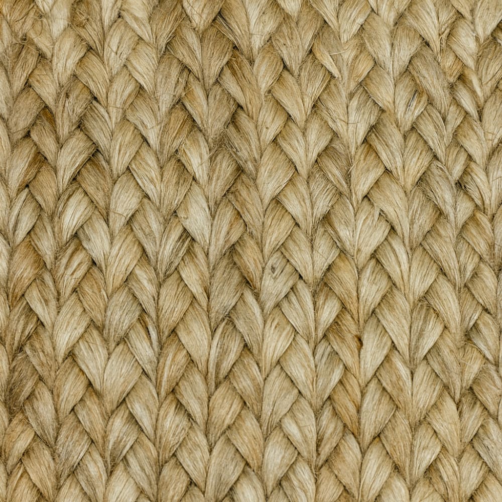 Tapis ovale en jute naturelle tissée 75 x 47 cm — vue 4