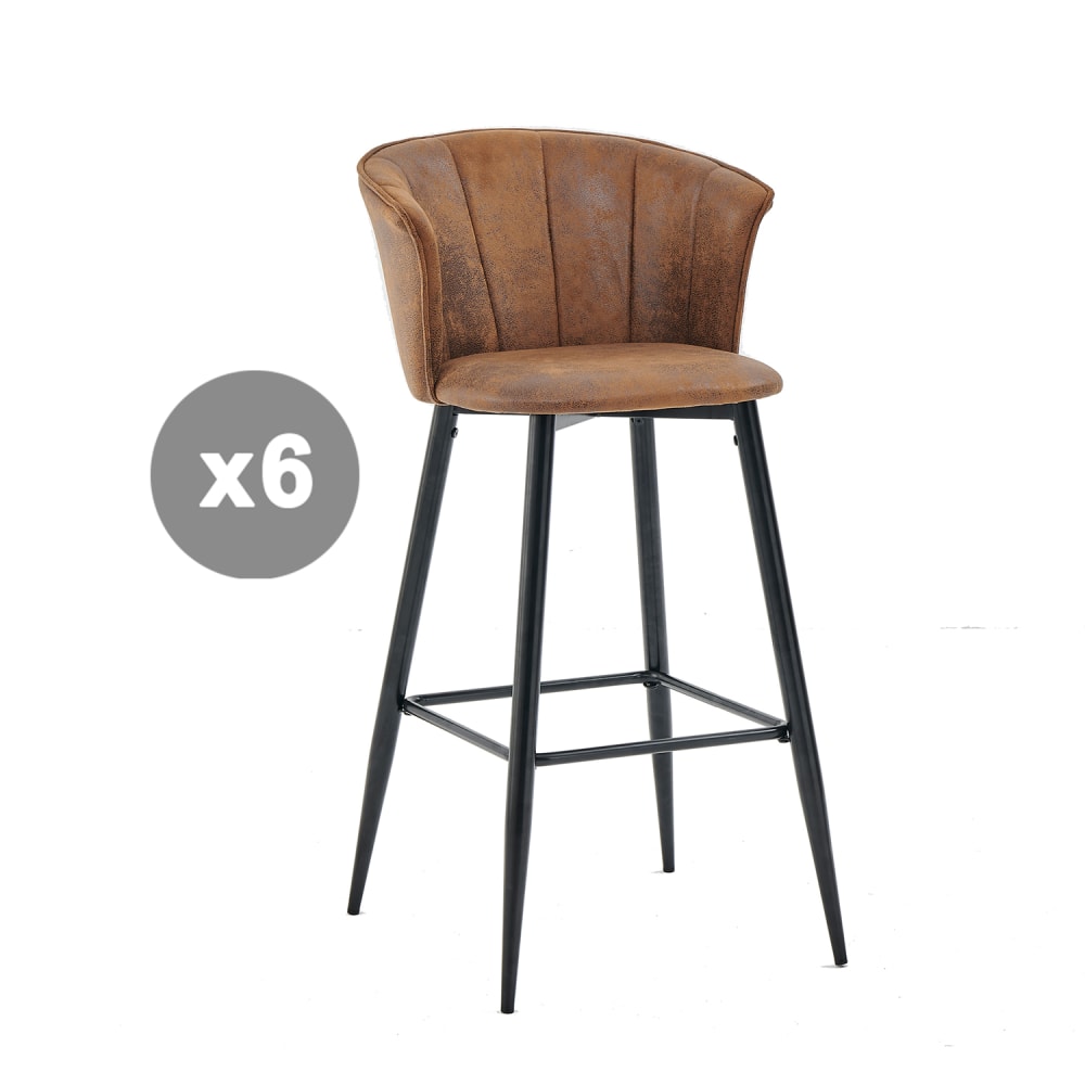 Lot de 6 tabourets de