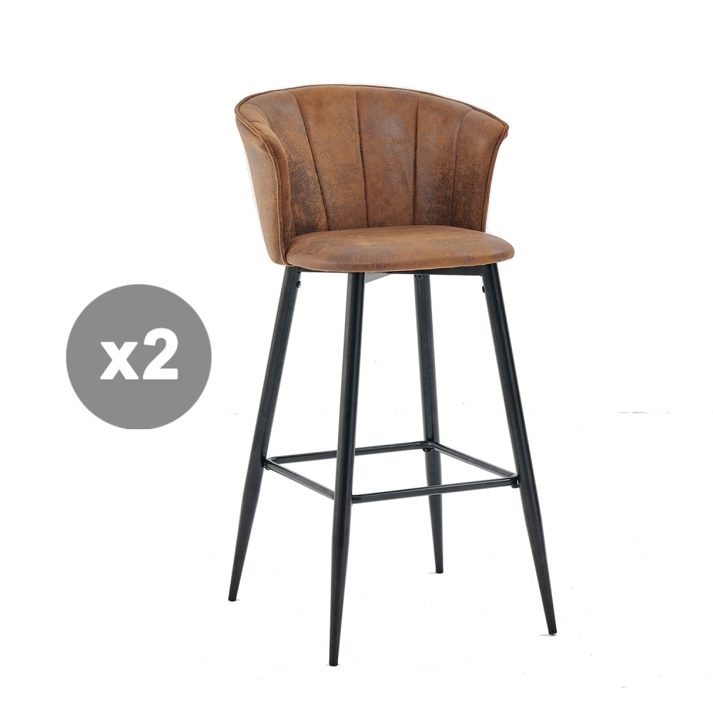 Lot de 2 tabourets de