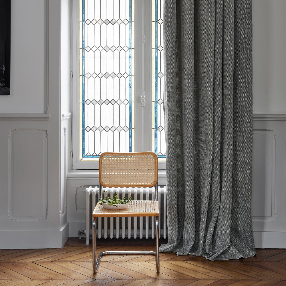 Rideau à oeillets vert 136x280 cm