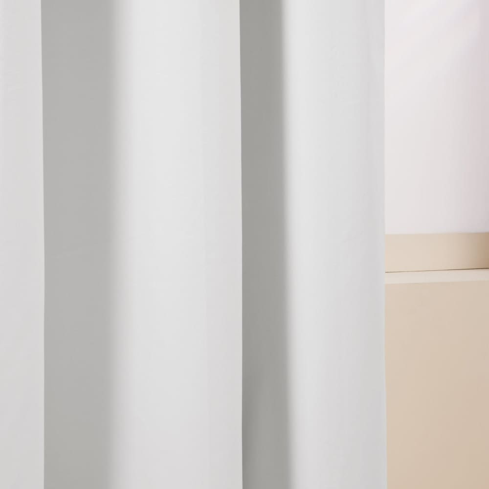 Doublure à galon fronceur occultante blanc 350x280 cm