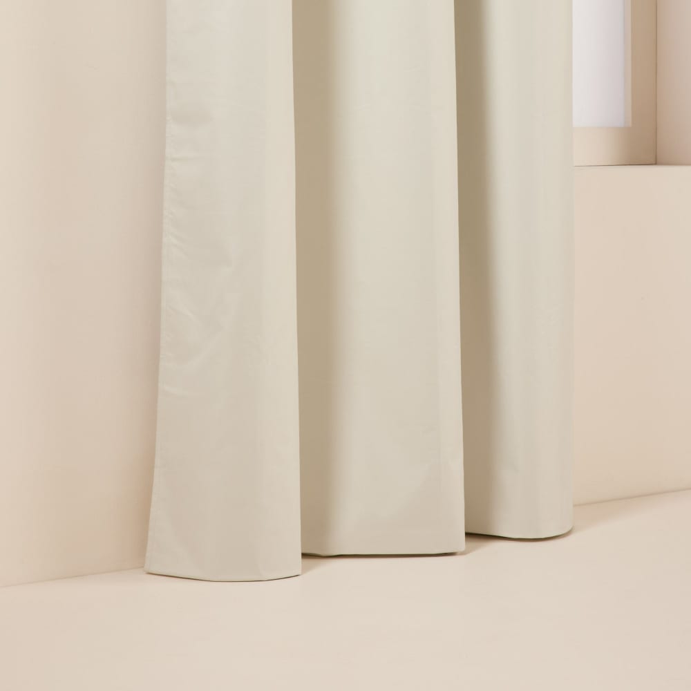 Doublure à galon fronceur occultante beige 350x280 cm